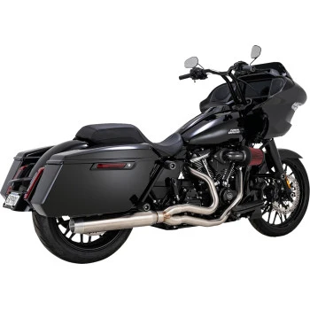 VANCE & HINES 2-into-1 Gaslighter Exhaust System with Heat Shields - M8 Touring - Brushed 27346