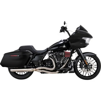 VANCE & HINES 2-into-1 Gaslighter Exhaust System with Heat Shields - M8 Touring - Brushed 27346 - Image 2