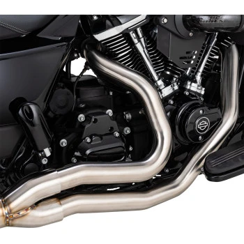 VANCE & HINES 2-into-1 Gaslighter Exhaust System with Heat Shields - M8 Touring - Brushed 27346 - Image 4