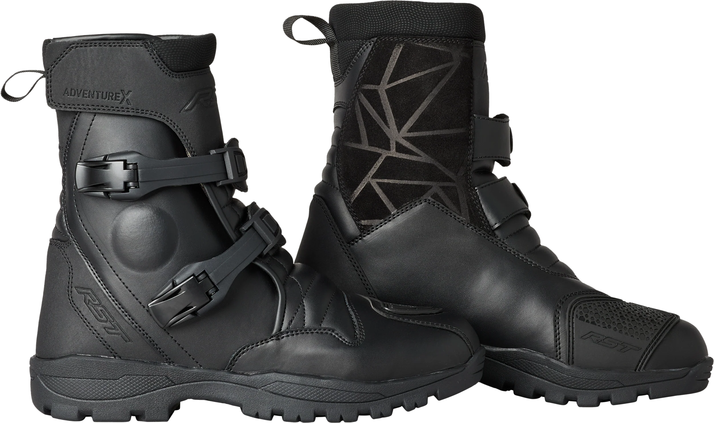 RST Adventure-X Mid Ce Boot Black Waterproof Sz 8 556-3188041