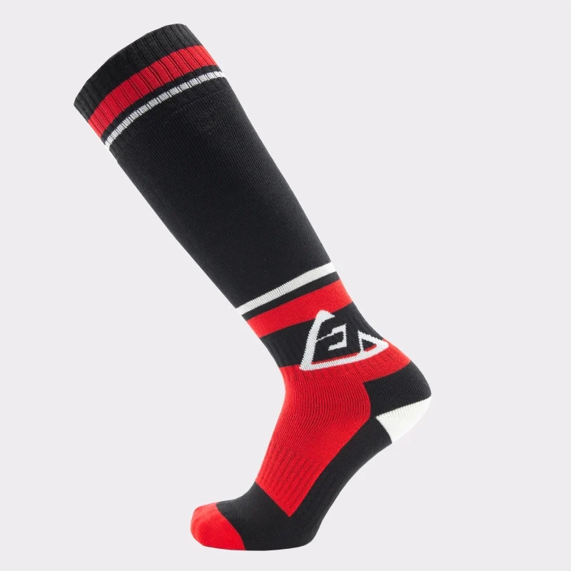 Answer Moto Socks Black/Red - Large/XL