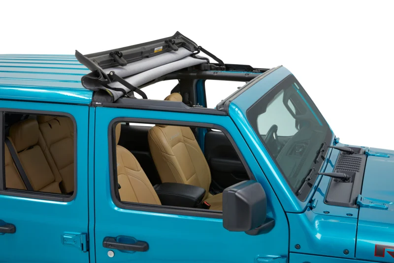 Bestop 20-26 Jeep Gladiator / 18-26 Wrangler JL Sunrider For Hardtop (Black Diamond) - Image 5