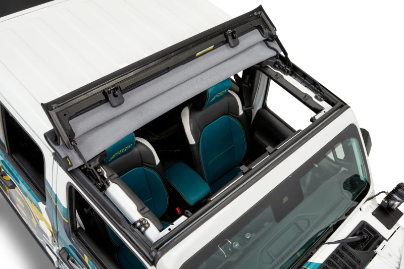 Bestop 20-26 Jeep Gladiator / 18-26 Wrangler JL Sunrider For Hardtop (Black Diamond) - Image 6