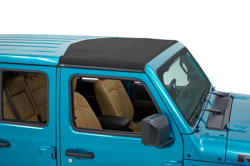 Bestop 20-26 Jeep Gladiator / 18-26 Wrangler JL Sunrider For Hardtop (Premium Black Twill) - Image 3