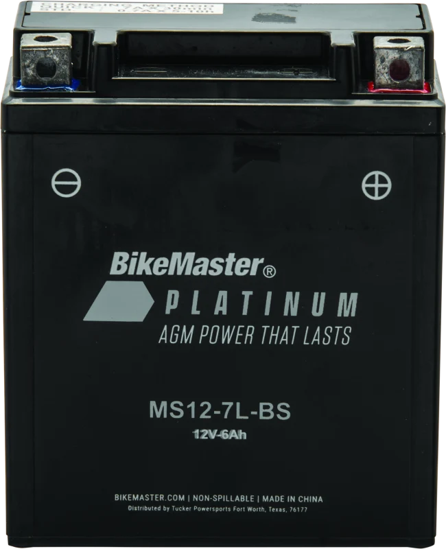 BikeMaster AGM Battery - MS12-7L-BS