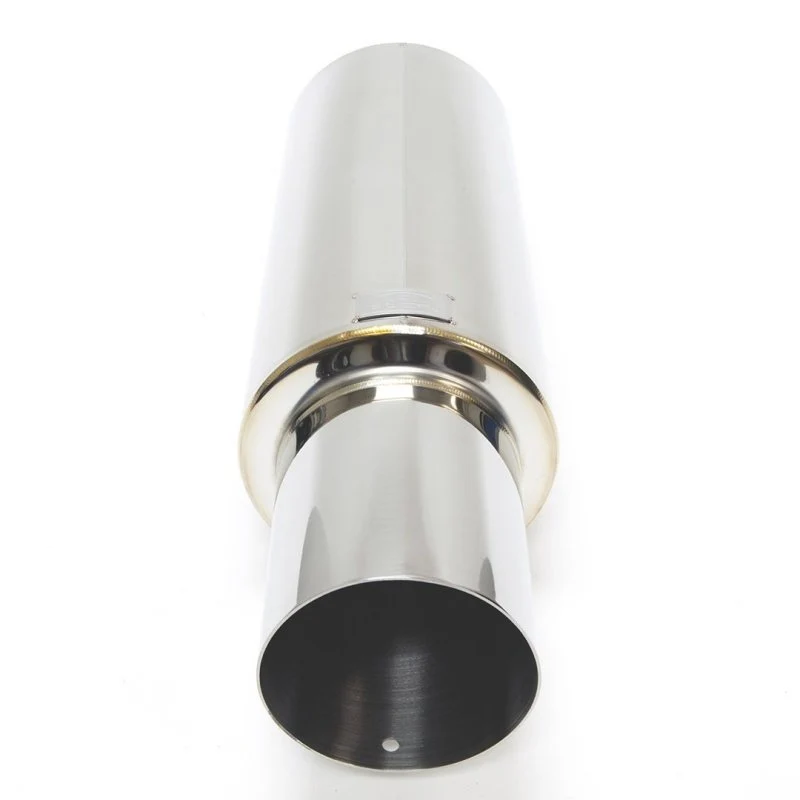 BLOX Racing 76.2mm N1 Straight Tip Muffler Universal - Image 3