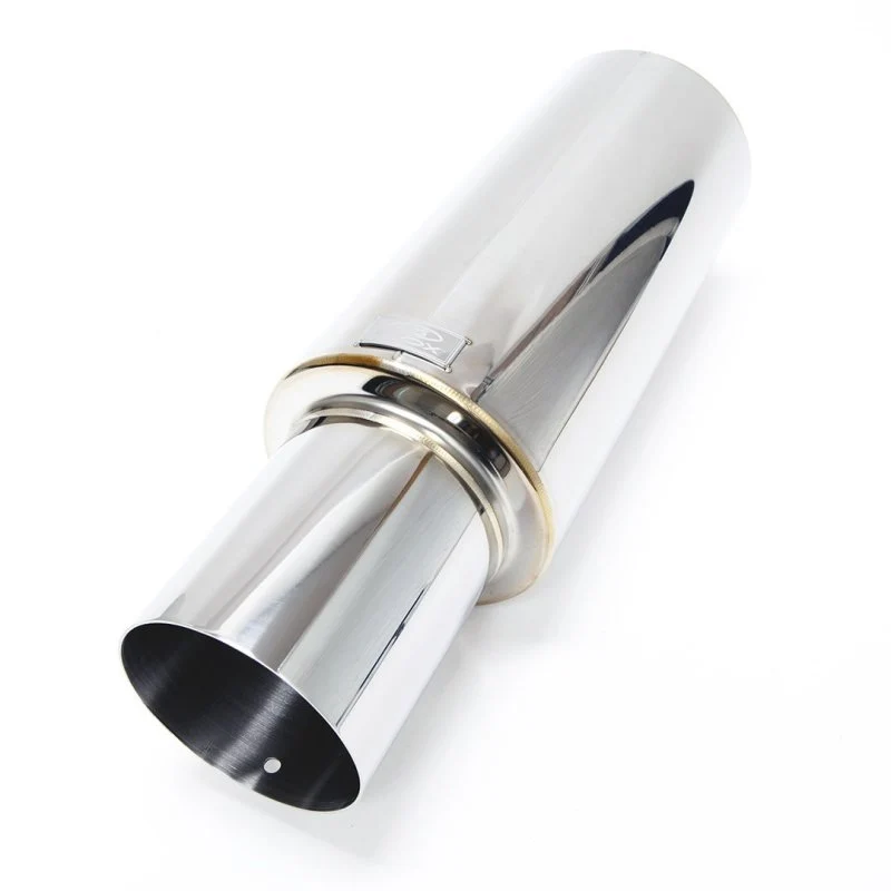 BLOX Racing 76.2mm N1 Straight Tip Muffler Universal - Image 4
