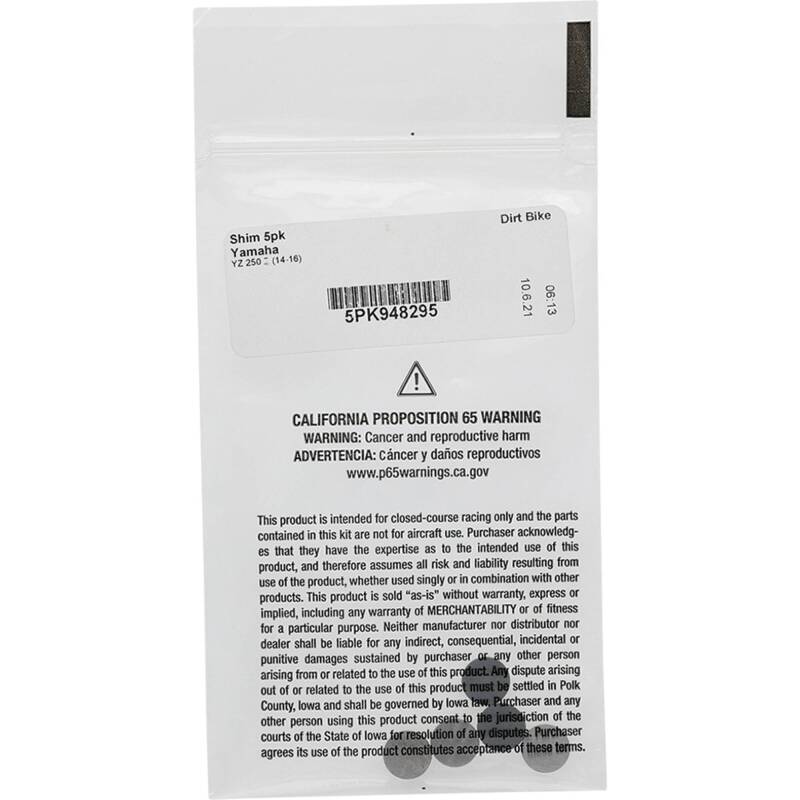 Hot Cams Shim Kits 2.950mm Thickness - 5 Pack - Image 3