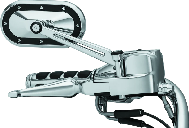 Kuryakyn Heavy Industry Mirrors Chrome/Black - Image 2