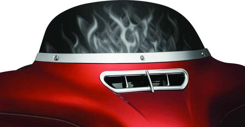 Kuryakyn Smooth Windshield Trim 14-Up Touring Chrome - Image 7