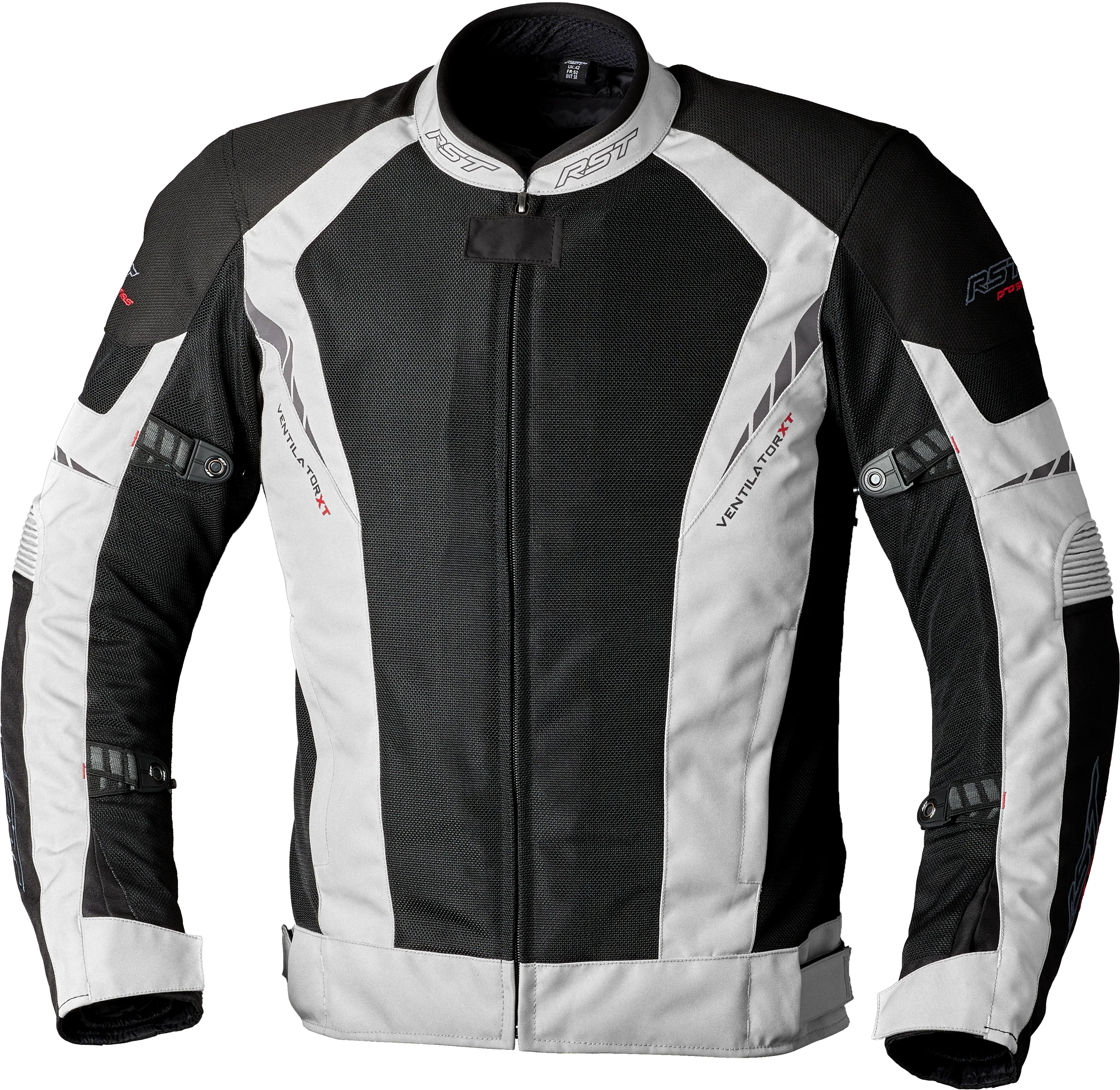 RST Pro Series Ventilator Xt Ce Jacket Sil/Blk Textile Xl 556-2982246