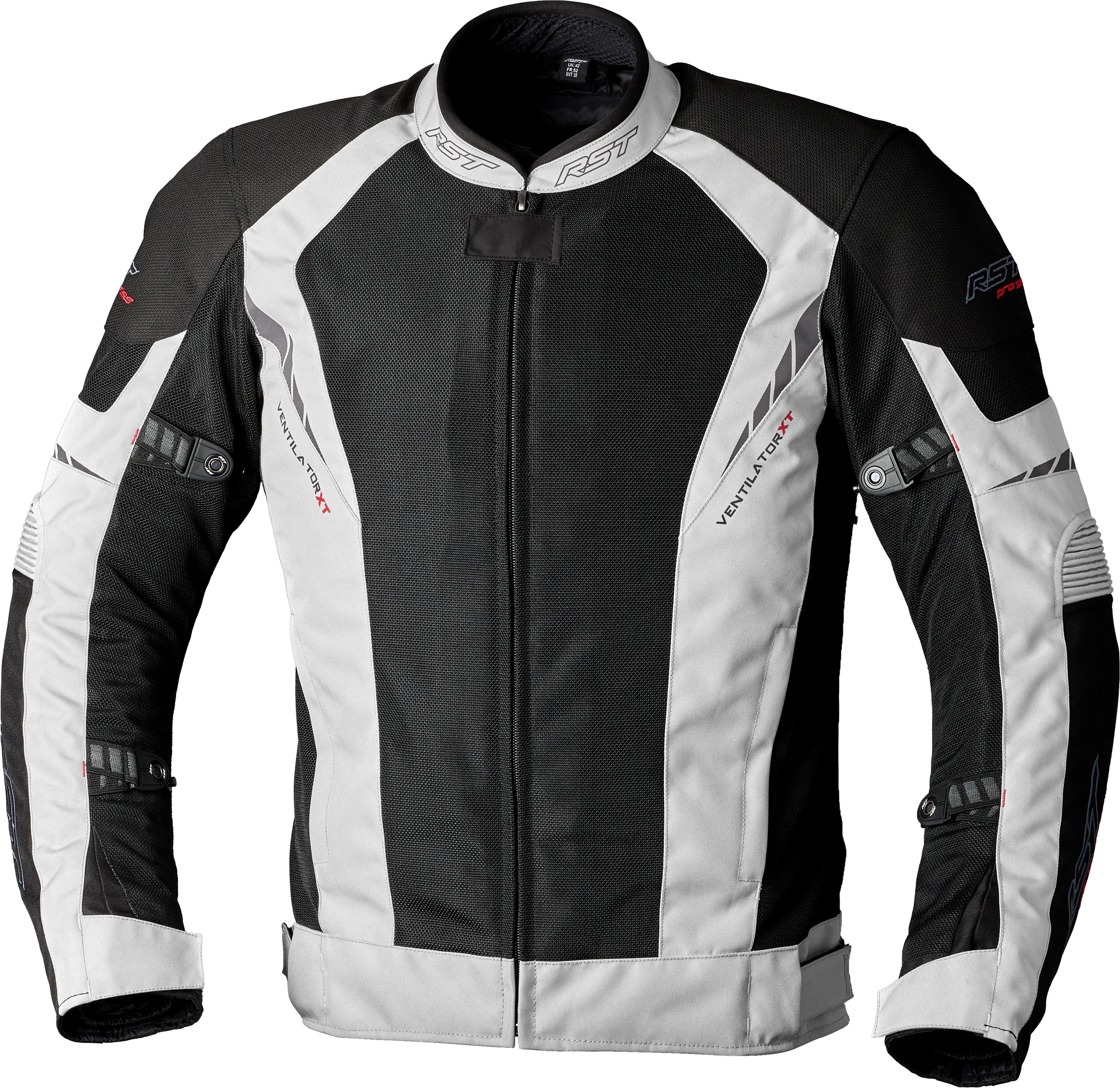 IN STOCK RST Ps Ventilator D3o Jacket Black/Silver Textile 2x 556-3613148