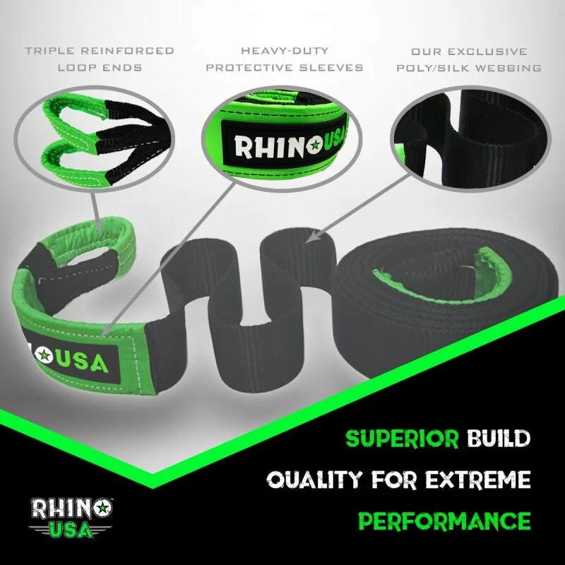 Rhino USA 20Ft Tow Strap/Hitch Combo - Image 5