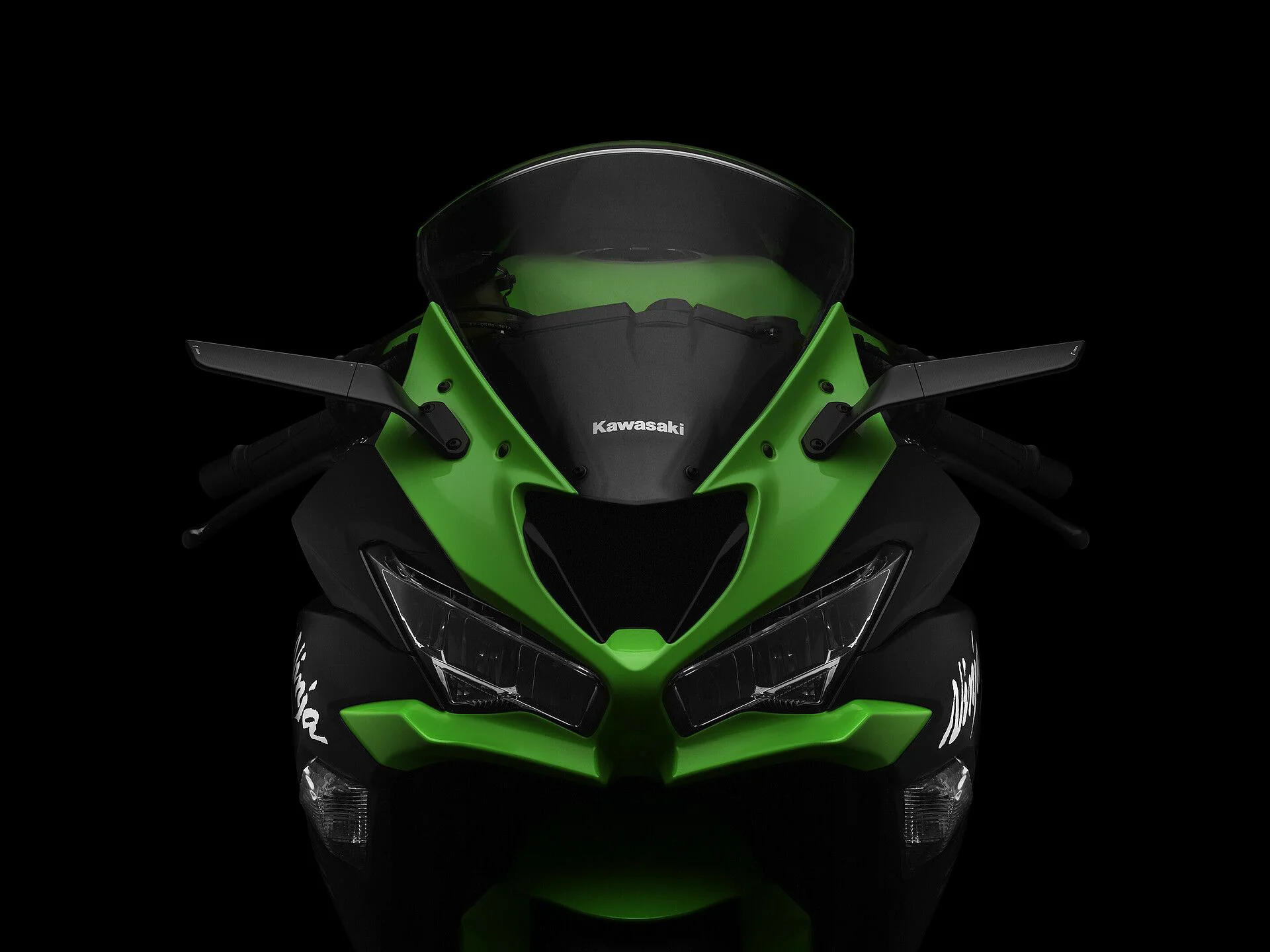 Stealth Sport Mirror Black Pair Kaw