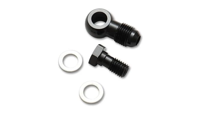 Vibrant -3AN Male Banjo Fitting 10mm x 1.5 Metric Aluminum + 2 Washers - Image 3