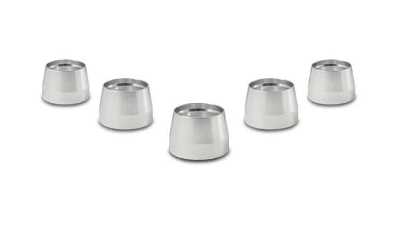 Vibrant -4AN PTFE Hose Olive Inserts - 5pk - Image 2