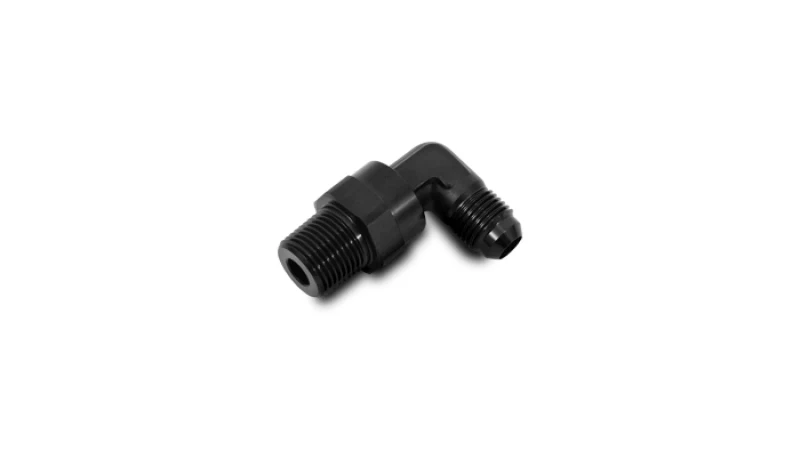 Vibrant -8AN to 1/2in NPT Male Swivel 90 Degree Adapter Fitting - Image 5