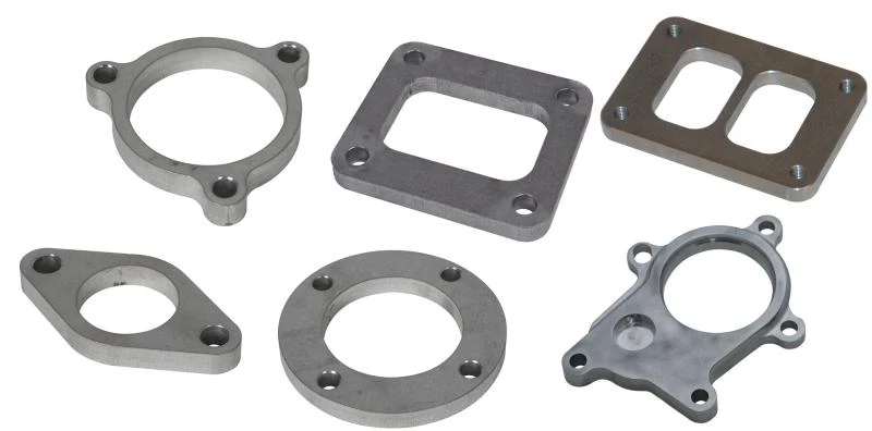 Vibrant T06 Turbo Inlet Flange (Divided Inlet) T304 SS 1/2in Thick - Image 3