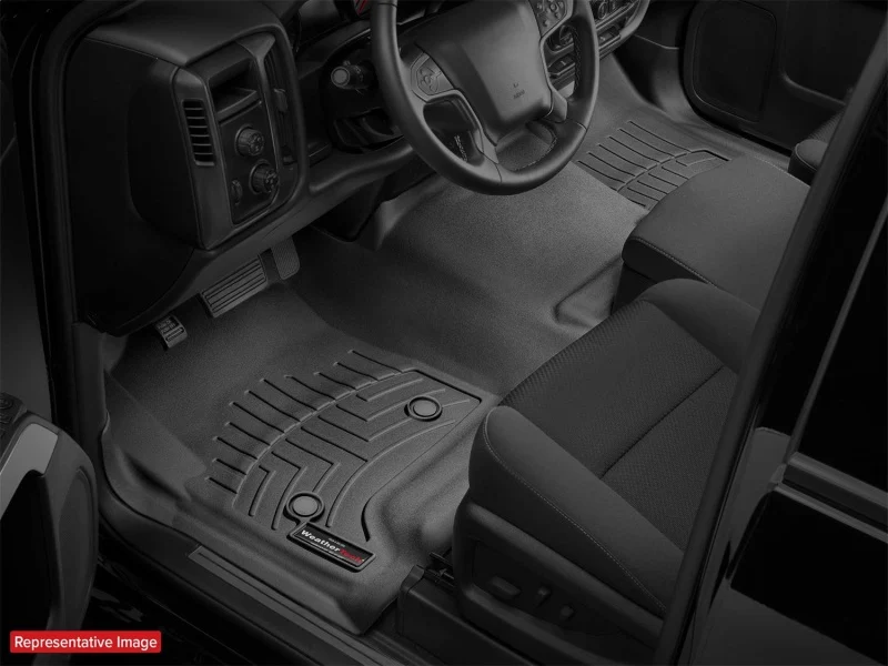 WeatherTech 12-13 Dodge Ram Front FloorLiner - Black - Image 6