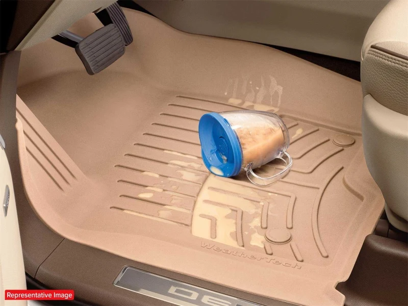 WeatherTech 22-23 Infiniti QX60 Front FloorLiner HP - Black - Image 11