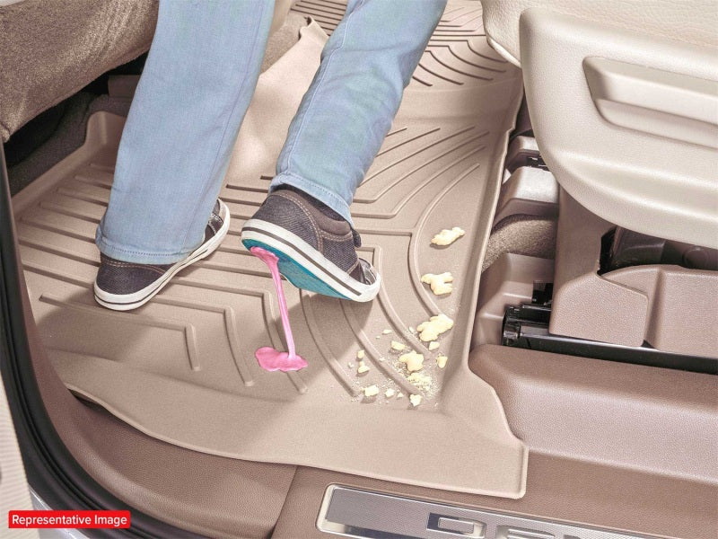 WeatherTech 22-23 Jeep Grand Wagoneer / Wagoneer (WS) Front FloorLiner HP - Black - Image 2